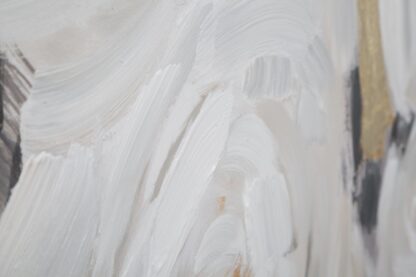 DIPINTO SU TELA WHITE FLOWER -B- CM 90X3,7X90 - immagine 5
