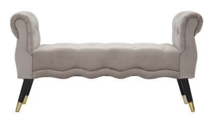 PANCHETTA PARIS GRIGIA/GOLD CM 120X40X60 - immagine 2