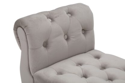 PANCHETTA PARIS GRIGIA/GOLD CM 120X40X60 - immagine 5