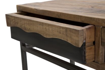 CONSOLE YELLOWSTONE CM 118X40X80 (LEGNO DI ACACIA NILOTICA) - immagine 4