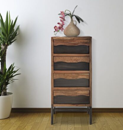 CASSETTIERA YELLOWSTONE CM 45X40X100 (LEGNO DI ACACIA NILOTICA) - immagine 8
