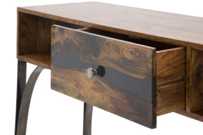 CONSOLE MUSTANG CM 130X40X80 (LEGNO DI ACACIA NILOTICA) - immagine 4