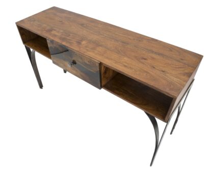 CONSOLE MUSTANG CM 130X40X80 (LEGNO DI ACACIA NILOTICA) - immagine 5