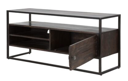 P/TV BURN CM 120X40X55 (LEGNO DI ACACIA NILOTICA) - immagine 3