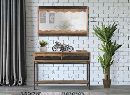 CONSOLE YELLOWSTONE CM 118X40X80 (LEGNO DI ACACIA NILOTICA) - immagine 8