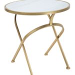 TAVOLINETTO GLAM MAT CM Ø 50,5X50