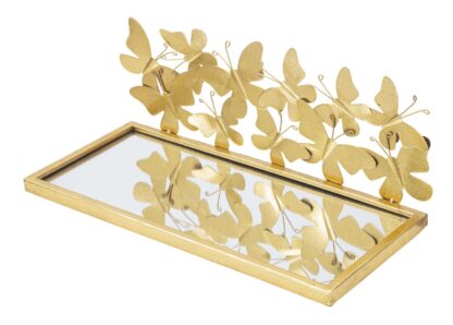COMODINO MENSOLA BUTTERFLIES COPPIA CM 43X19,2X16,5 - immagine 2