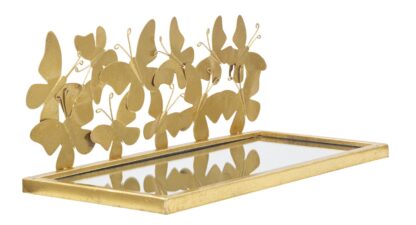 COMODINO MENSOLA BUTTERFLIES COPPIA CM 43X19,2X16,5 - immagine 3