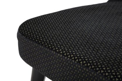 SEDIA MIMOZA NERA SET 2PZ CM  40X65X99 - immagine 5