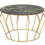 TAVOLINETTO DA CAFFE' HISTOR CM Ø 78X44,5 stile GLAM
