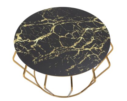 TAVOLINETTO DA CAFFE' HISTOR CM Ø 78X44,5 - immagine 2