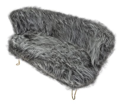 DIVANETTO HACIL GRIGIO CM 134X54X77 - immagine 4