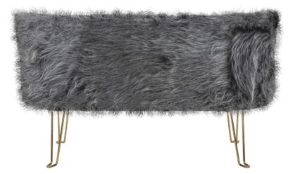 DIVANETTO HACIL GRIGIO CM 134X54X77 - immagine 7