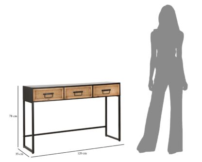 CONSOLE HANOI CM 120X35X78 - immagine 9
