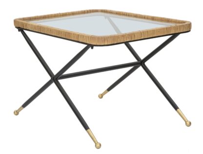 TAVOLO DA CAFFE' SAINT BARTH RETT. CM 70X50X45 - immagine 3