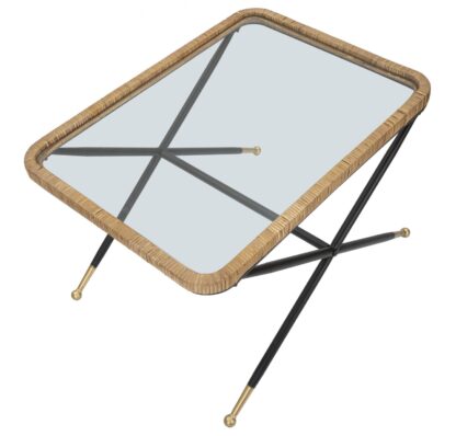 TAVOLO DA CAFFE' SAINT BARTH RETT. CM 70X50X45 - immagine 4