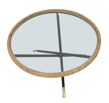 TAVOLO DA CAFFE' SAINT BARTH ROTONDO CM Ø 80X46,5 - immagine 2