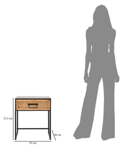 COMODINO HANOI CM 45X40X51,5 - immagine 8