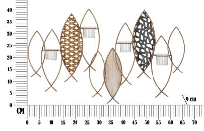 P/CAND DA MURO FISH CM 66X9X40,5 - immagine 6