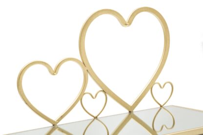 COMODINO MENSOLA HEARTS COPPIA CM 41,5X18X21 - immagine 4
