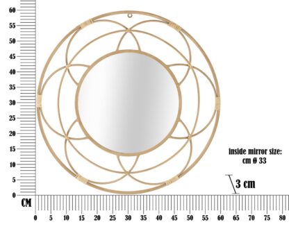 SPECCHIO DA MURO VALENCIA CM Ø
 60X3 - immagine 6