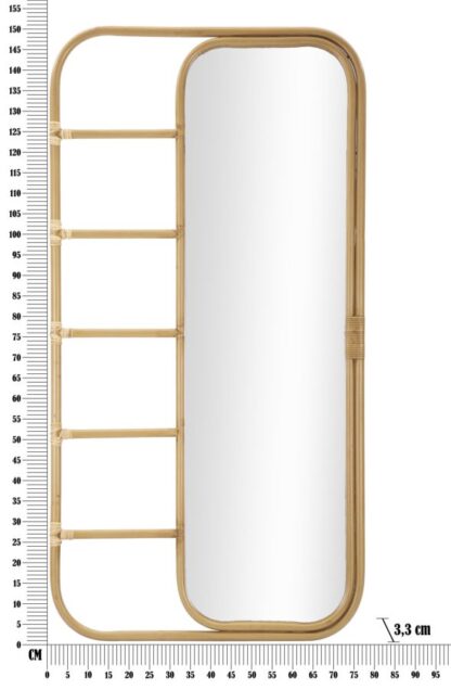 SPECCHIO DA TERRA PANAMA CM 77,5X3,3X151 - immagine 7