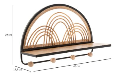 MENSOLA OPORTO C/APP-ABITI CM 
46X15,5X30 - immagine 6