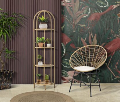 LIBRERIA ANGOLARE PANAMA CM 40X38X150 - immagine 6