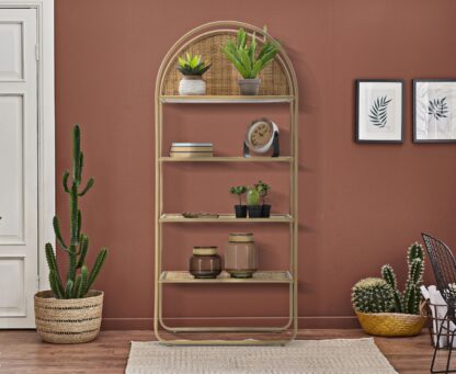 LIBRERIA PANAMA ROUND CM 80X40X180 - immagine 7