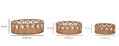 S/TASCHE FUJI TRIS CM Ø 50X16-40X14-30X12 - immagine 6