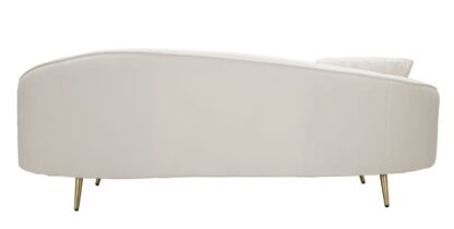DIVANO 3 POSTI OSLO C/CUSCINI  CREMA CM 185X84X68 - immagine 8