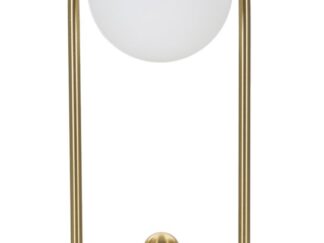 LAMPADA DA TAVOLO GLAMY ARC -A- CM Ø 21X47