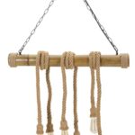 LAMPADARIO BAMBOO/ROPE CM 80X15X120 stile BOHO CHICH