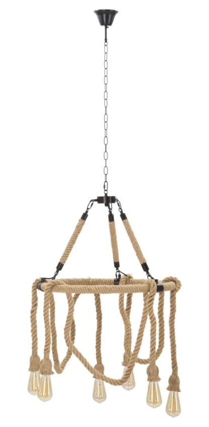 LAMPADARIO ROPE CIRCLE CM Ø 64x90