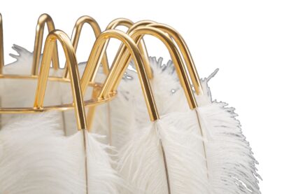 LAMPADA DA TAVOLO FEATHER STAND CM Ø 40X60 - immagine 2