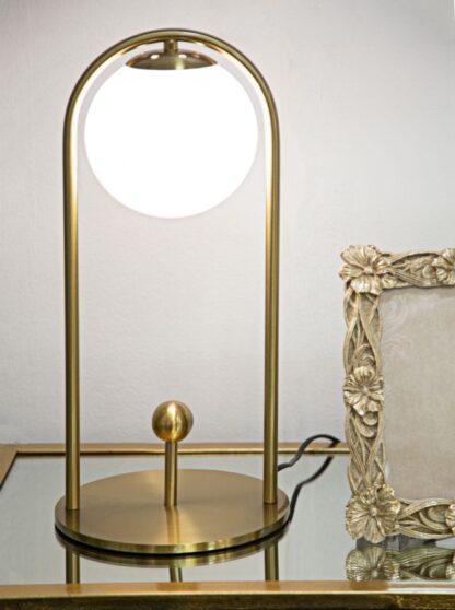 LAMPADA DA TAVOLO GLAMY ARC -A- CM Ø 21X47 - immagine 5