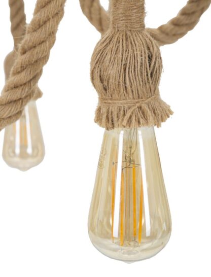 LAMPADARIO ROPE CIRCLE CM Ø 64x90 - immagine 3