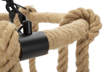 LAMPADARIO ROPE CIRCLE CM Ø 64x90 - immagine 6
