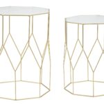 TAVOLINETTI NEW GLASS COPPIA CM Ø 37X47-31X42