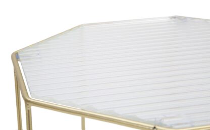 TAVOLINETTI NEW GLASS COPPIA CM Ø 37X47-31X42 - immagine 4