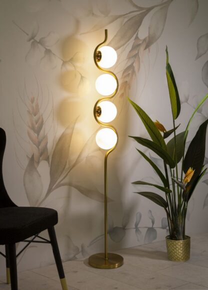 LAMPADA DA TERRA GLAMY S 4 LUCI CM Ø 25X165 - immagine 5