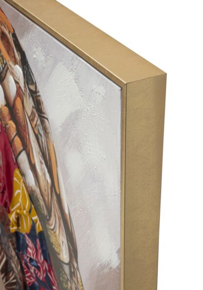 DIPINTO SU TELA C/CORNICE ALEXANDRA -B- CM 92X4,5X122 - immagine 4