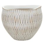 CACHEPOT RESINA STIKY CM Ø 26X20,5