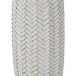 VASO RESINA LEAF CM Ø 18,5X46 stile MODERN