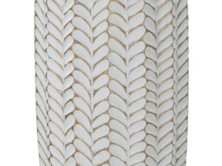 VASO RESINA LEAF CM Ø 18,5X46