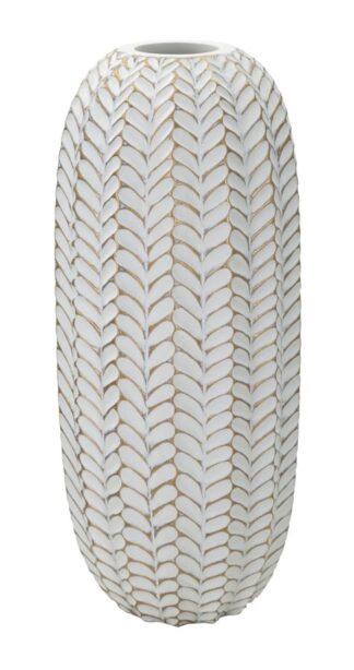 VASO RESINA LEAF CM Ø 18,5X46