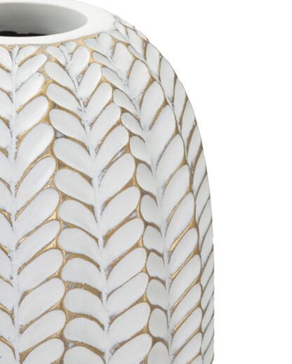 VASO RESINA LEAF CM Ø 18,5X46 - immagine 2
