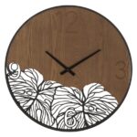 ORLOGIO DA MURO WOOD/LEAF CM Ø 60X2