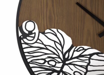 ORLOGIO DA MURO WOOD/LEAF CM Ø 60X2 - immagine 2