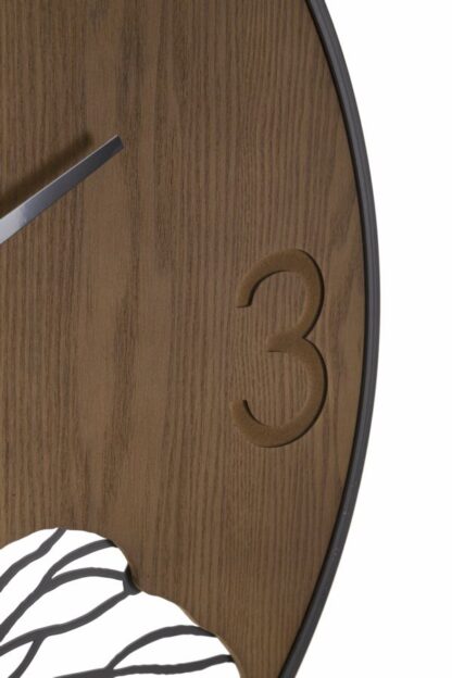 ORLOGIO DA MURO WOOD/LEAF CM Ø 60X2 - immagine 3